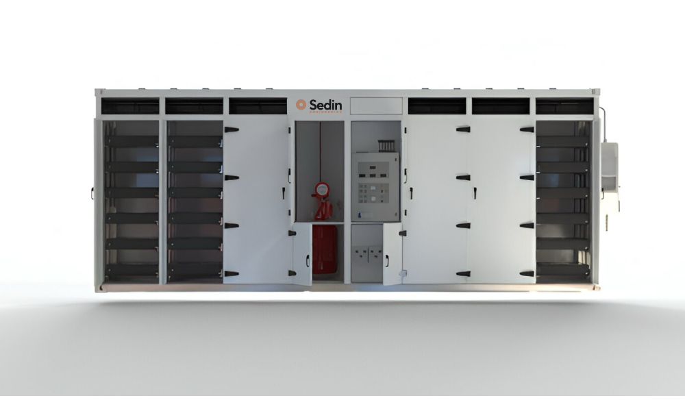 Inside view of a BESS