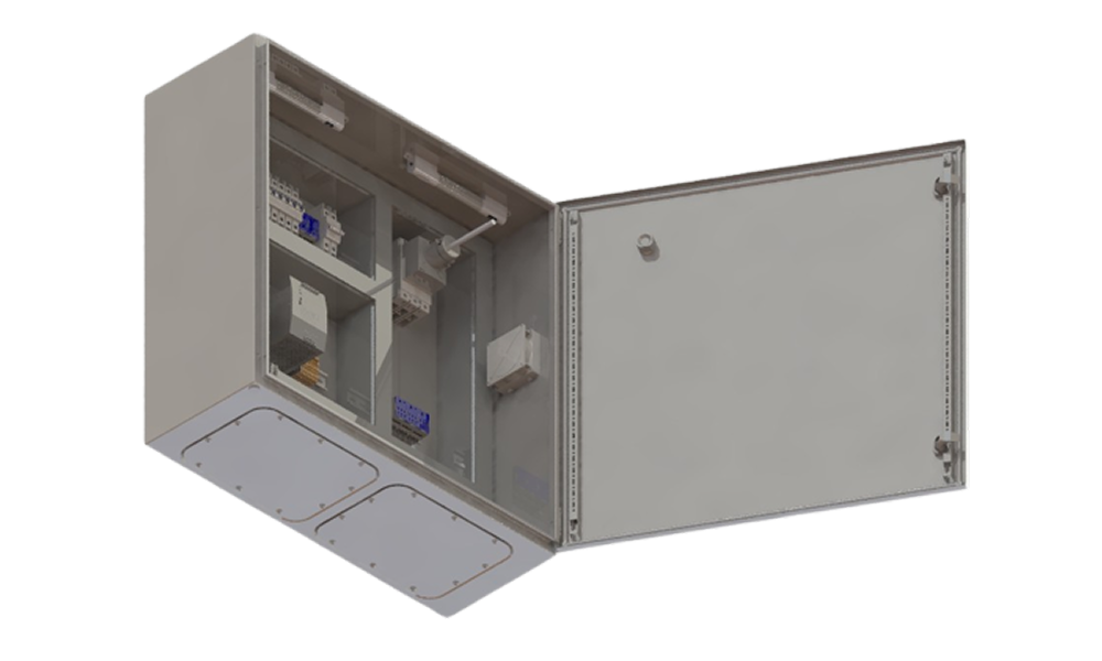 Enclosure internal 3D view