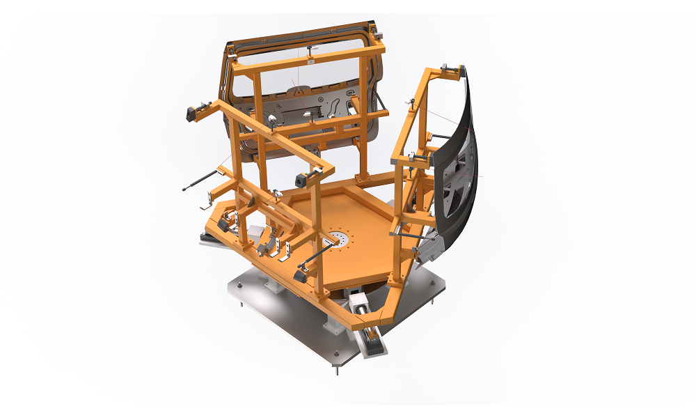 Station Turntable for Glass + Tailgate Handling