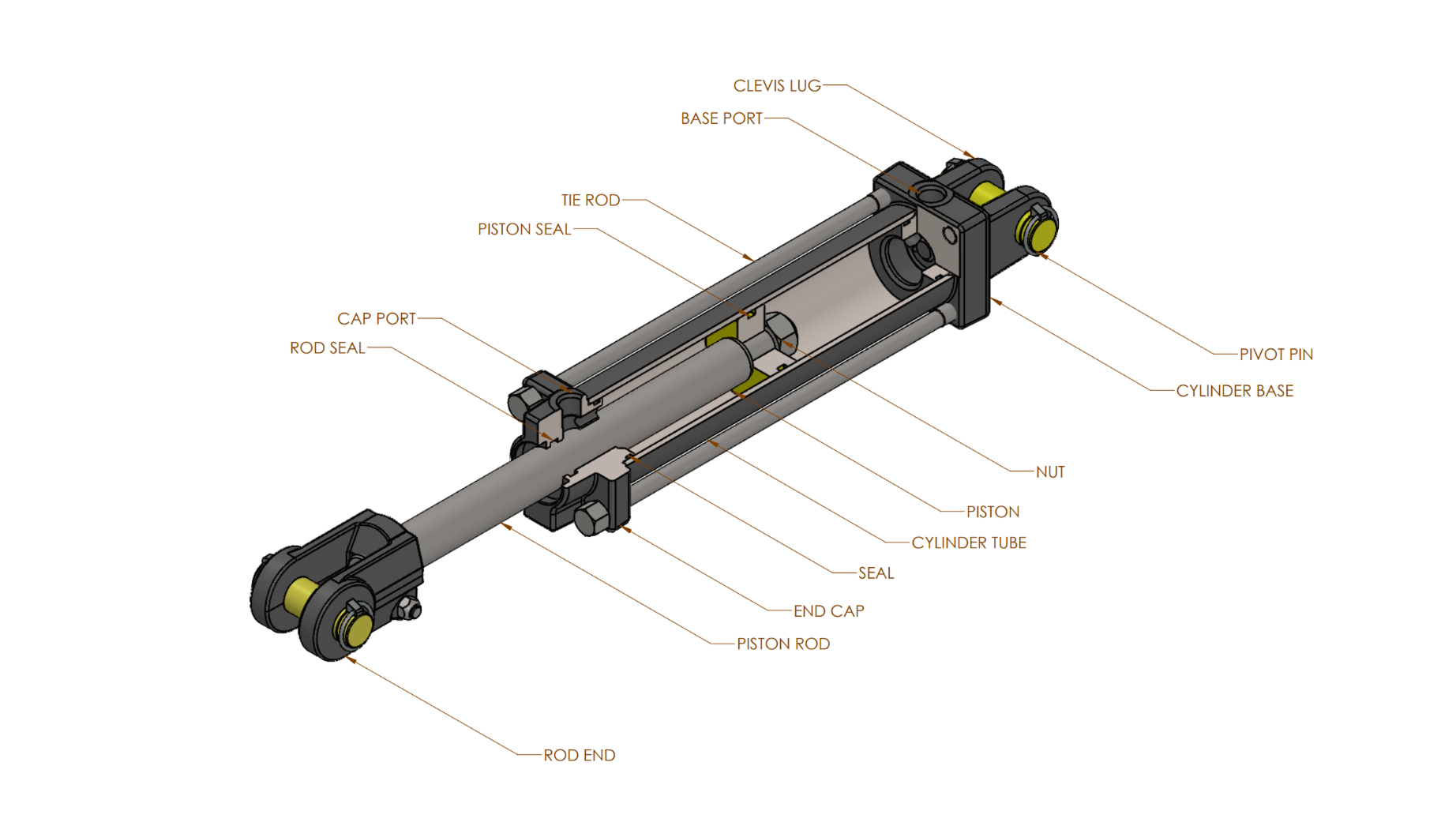 Hydraulic cylinder 3d cad model.png