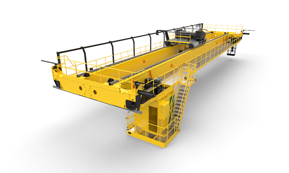 3D rendering of overhead crane design