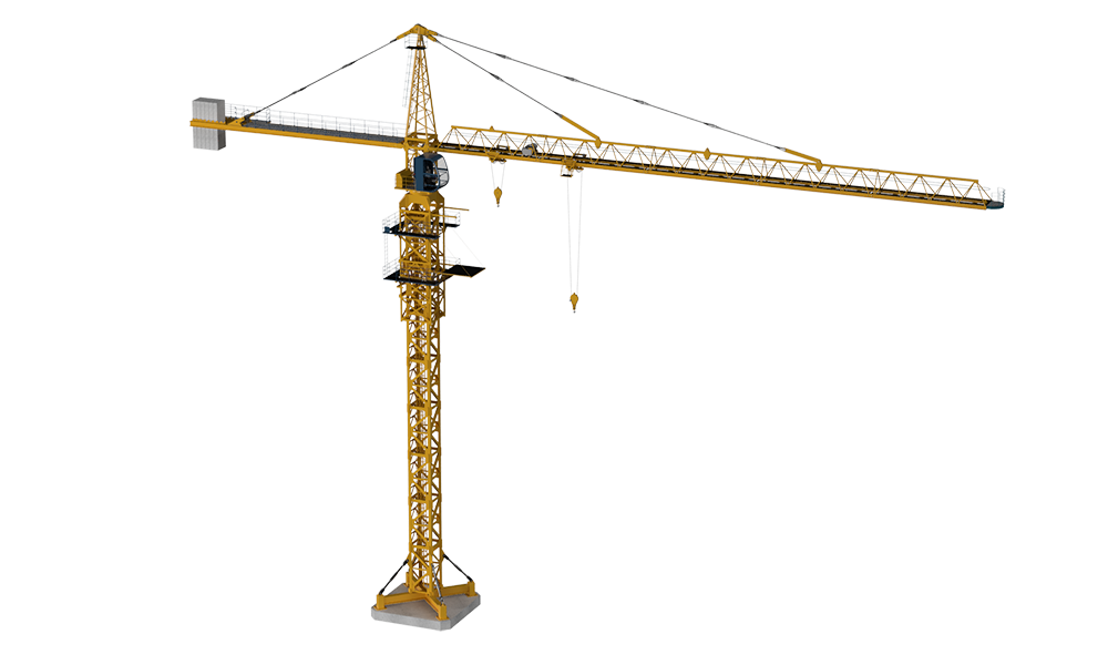 3D rendering of tower crane