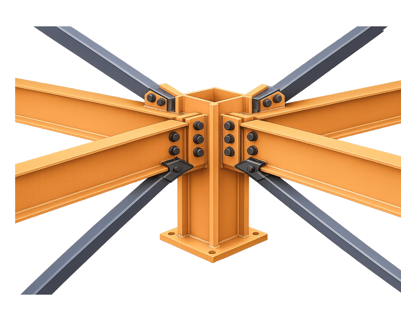 Steel connection design